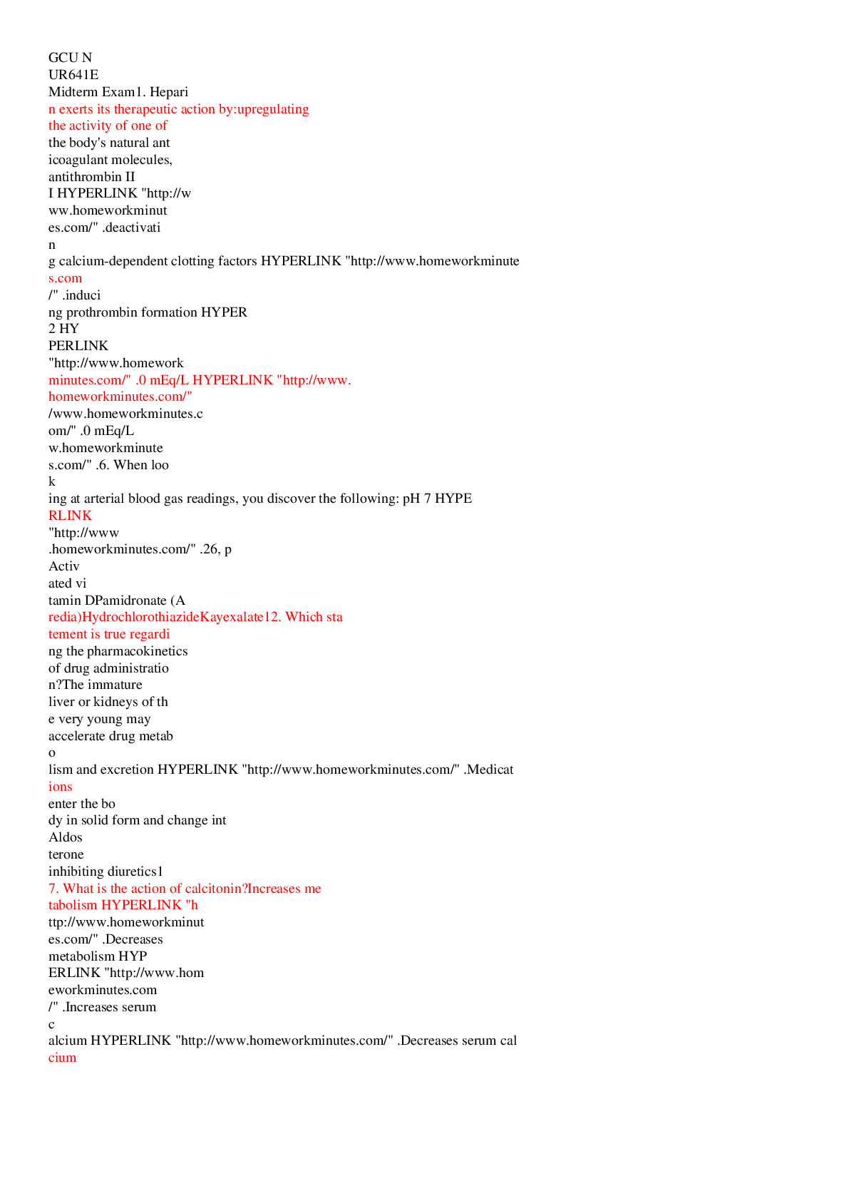 Preview of GCU NUR641E Midterm Exam (New) Updated version (All are correct)/GCU NUR641E Midterm Exam